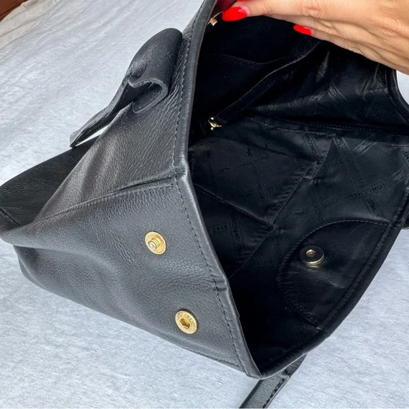 Longchamp Black Leather Tote - Picture 6 of 14